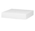 Large Lid-10"x 10"x 2", White