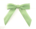 3 1/2" Pre-tied Satin Bow - Kiwi