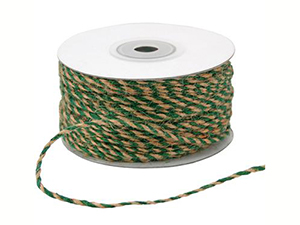 Twisted Jute: 50 Yds - Green/Kraft